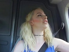 Pretty blonde teen Grace Harper pounded for a free ride