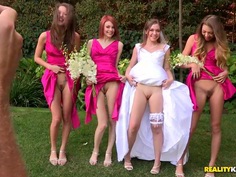 Sweet porno wedding with Aurielle and her palsies